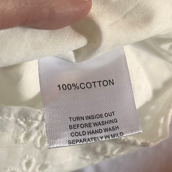 Sabo Skirt White Harleigh Eyelet Dress - Picture 7 of 7